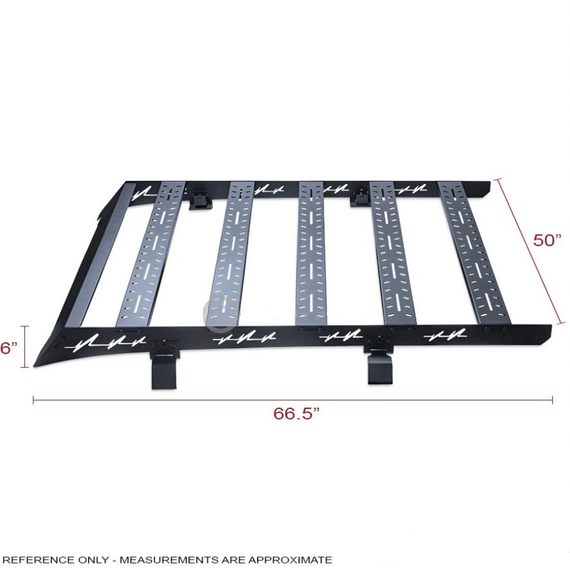 ARMORDILLO® 2017-2026 Ford Super-Duty F-250 F-350 Crew Cab Low Profile Light-Duty Roof Rack
