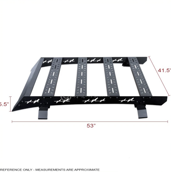 ARMORDILLO® 2015-2022 GMC Canyon Crew Cab Low Profile Light-Duty Roof Rack