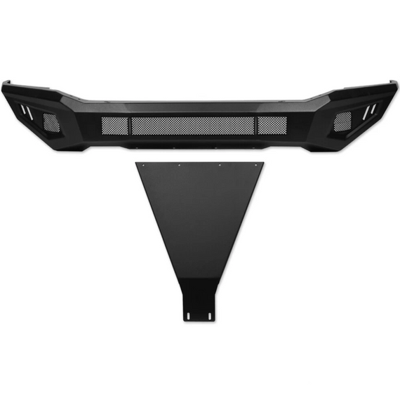 ARMORDILLO® IRONCLAD Series 2014-2015 GMC Sierra 1500 Steel Front Bumper w/ Skid Plate -Matte Black