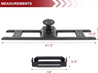 ARMORDILLO® Universal Fit Truck Bed Tire Carrier Rack w/ Gas Can Mount (For Mid Size Truck)