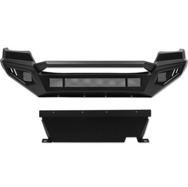 ARMORDILLO® LD2 SERIES 2016-2023 Toyota Tacoma Full Width Front Bumper+Skid Plate Bodykit -Matte Black