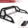 ARMORDILLO® CR1 Heavy Duty Roll Bar Chase Rack -For Full Size Truck (Texture Black)