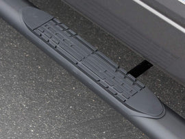 ARMORDILLO® 2004-2017 Nissan Titan Crew Cab 4" Round Side Step Bar Running Boards -Matte Black