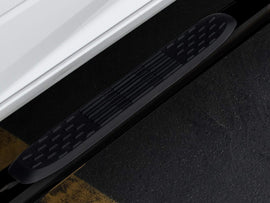 ARMORDILLO® 2009-2014 Dodge RAM 1500 Quad Cab 5" Round Side Step Bar Running Boards -Black