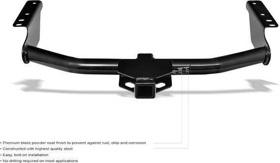 ARMORDILLO® 2007-2014 Toyota FJ Cruiser Trailer Hitch Tow Hitch 2-Inch Receiver -Gloss Black