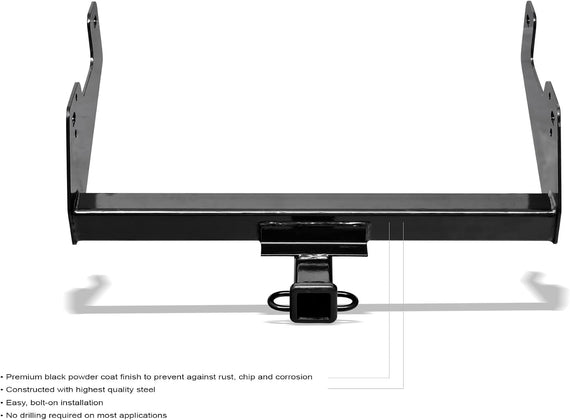 ARMORDILLO® 1997-2003 Ford F-150 Trailer Hitch Tow Hitch 2-Inch Receiver -Gloss Black