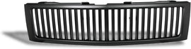 ARMORDILLO® 2007-2013 Chevy Silverado 1500 Vertical Style Front Hood Bumper Grille -Matte Black