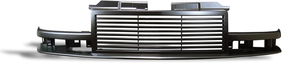 ARMORDILLO® 1998-2004 Chevrolet S10 Horizontal Style Front Grille -Gloss Black