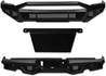 ARMORDILLO® LD2 SERIES 2009-2012 Dodge RAM 1500 Full Width Steel Front & Rear Bumper + Hoop Bar + Skid Plate Bodykit -Matte Black