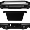 ARMORDILLO® LD2 SERIES 2009-2012 Dodge RAM 1500 Full Width Steel Front & Rear Bumper + Hoop Bar + Skid Plate Bodykit -Matte Black