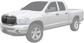 ARMORDILLO® 2006-2009 Dodge Ram 2500 3500 Vertical Style Front Hood Bumper Grille -Chrome