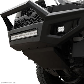 ARMORDILLO® LD2 SERIES 2010-2014 Ford F-150 RAPTOR Full Width Steel Front + Rear Bumper With Hoop Bar & Skid Plate Bodykit -Matte Black