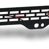 ARMORDILLO® 2014-2020 Toyota Tundra Mesh Style Hood Bumper Bulge Molding Grille Insert w/ Clear Lens LED Lights -Gloss Black
