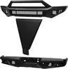 ARMORDILLO® LD2 SERIES 2009–2014 Ford F-150 Full Width Steel Front & Rear Bumper + Hoop Bar + Skid Plate Bodykit - Matte Black