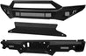 ARMORDILLO® LD2 SERIES 2017-2020 Ford F-150 RAPTOR Full Width Steel Front & Rear Bumper + Hoop Bar + Skid Plate Bodykit - Matte Black
