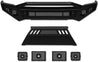 ARMORDILLO® LD2 SERIES 2010-2018 Dodge RAM 2500/3500 Full Width Steel Front Bumper + Hoop Bar + Parking Sensor Kit + Skid Plate Bodykit -Matte Black