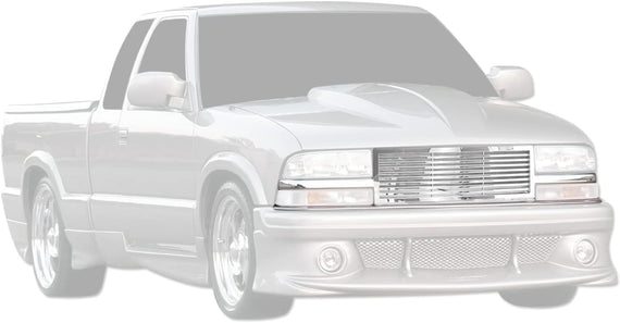 ARMORDILLO® 1998-2004 Chevrolet S10 Horizontal Style Front Grille -Chrome