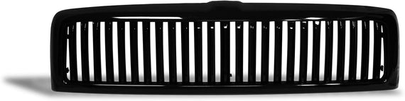 ARMORDILLO® 1994-2001 Dodge Ram 1500 Vertical Style Front Hood Bumper Grille -Gloss Black