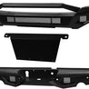 ARMORDILLO® LD2 SERIES 2009-2012 Dodge RAM 1500 Full Width Steel Front & Rear Bumper + Hoop Bar + Skid Plate Bodykit -Matte Black