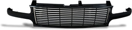ARMORDILLO® 1999-2002 Chevrolet Silverado 1500 2500 Horizontal Style Front Hood Bumper Grille -Gloss Black