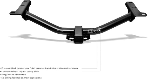 ARMORDILLO® 2009-2020 Dodge Journey Trailer Hitch Tow Hitch 2-Inch Receiver -Gloss Black