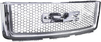 ARMORDILLO® 2007-2013 GMC Sierra 1500 Round Hole Mesh Style Front Grille -Chrome