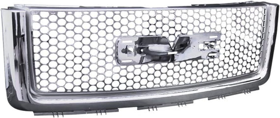 ARMORDILLO® 2007-2013 GMC Sierra 1500 Round Hole Mesh Style Front Grille -Chrome