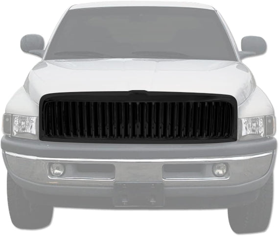 ARMORDILLO® 1994-2001 Dodge Ram 1500 Vertical Style Front Hood Bumper Grille -Gloss Black
