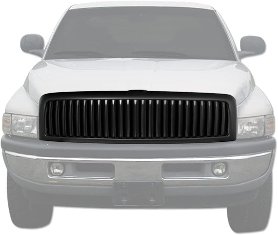 ARMORDILLO® 1994-2001 Dodge Ram 1500 Vertical Style Front Hood Bumper Grille -Matte Black
