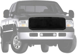 ARMORDILLO® 2005-2007 Ford F-250 F-350 F-450 F-550 Super-Duty Vertical Style Front Grille -Gloss Black