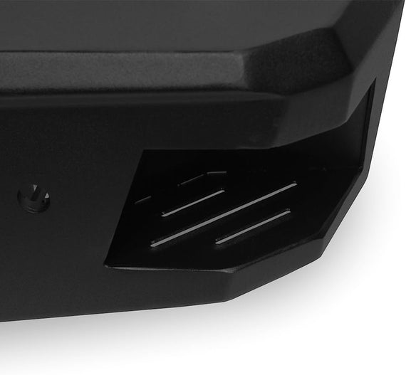 ARMORDILLO® LD2 SERIES 2009-2012 Dodge RAM 1500 Full Width Steel Front & Rear Bumper + Hoop Bar + Skid Plate Bodykit -Matte Black