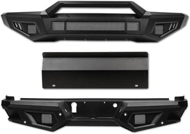 ARMORDILLO® LD2 SERIES 2017-2020 Chevrolet Colorado ZR2 Full Width Steel Front & Rear Bumper + Hoop Bar + Skid Plate Bodykit - Matte Black