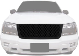 ARMORDILLO® 2006-2009 Chevrolet Trailblazer Mesh Style Front Hood Bumper Grille -Gloss Black
