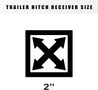 ARMORDILLO® 2019-2023 Ford Ranger Trailer Hitch Tow Hitch 2-Inch Receiver -Gloss Black
