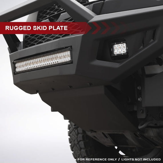 ARMORDILLO® LD2 SERIES 2017-2020 Chevrolet Colorado ZR2 Full Width Steel Front & Rear Bumper + Hoop Bar + Skid Plate Bodykit - Matte Black
