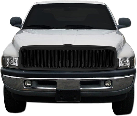 ARMORDILLO® 1994-2001 Dodge Ram 1500 Vertical Style Front Hood Bumper Grille -Gloss Black