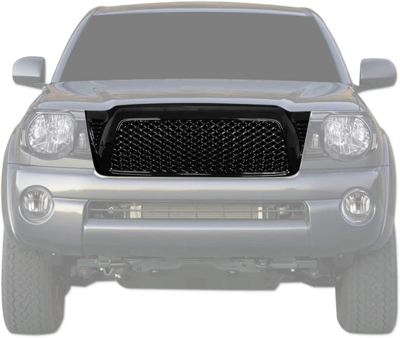 ARMORDILLO® 2005-2011 Toyota Tacoma Mesh Style Front Grille -Gloss Black