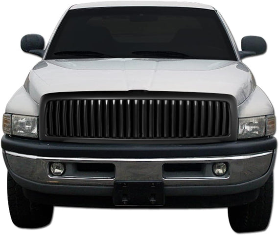 ARMORDILLO® 1994-2001 Dodge Ram 1500 Vertical Style Front Hood Bumper Grille -Matte Black