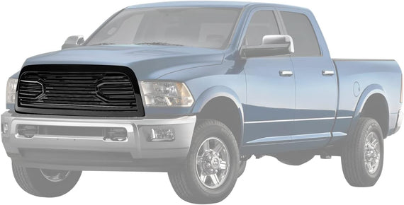 ARMORDILLO® 2010-2018 Dodge Ram 2500 3500 4500 5500 Big Horn Horizontal Front Hood Grille -Gloss Black