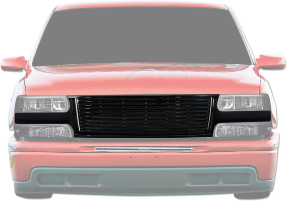 ARMORDILLO® 2000-2002 Chevrolet Suburban Horizontal Style Front Hood Bumper Grille -Gloss Black