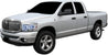 ARMORDILLO® 2006-2008 Dodge Ram 1500 Vertical Style Front Hood Bumper Grille -Chrome