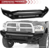 ARMORDILLO® LD2 SERIES 2019-2024 Dodge RAM CLASSIC 1500 Full Width Steel Front & Rear Bumper + Hoop Bar + Parking Sensor Kit + Skid Plate Bodykit -Matte Black