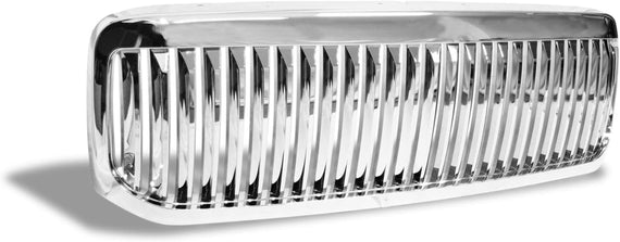 ARMORDILLO® 1999-2004 Ford F-250 F-350 F-450 F-550 Super-Duty Vertical Style Front Grille -Chrome