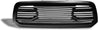 ARMORDILLO® 2013-2018 Dodge Ram 1500 Big Horn Horizontal Front Hood Grille -Matte Black