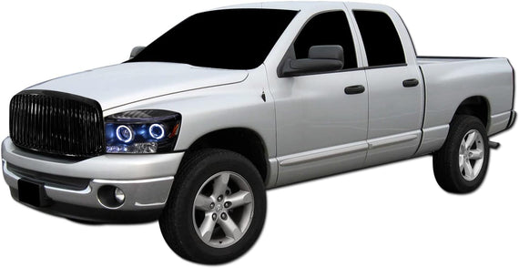 ARMORDILLO® 2006-2008 Dodge Ram 1500 Vertical Style Front Hood Bumper Grille -Gloss Black