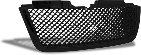 ARMORDILLO® 2006-2009 Chevrolet Trailblazer Mesh Style Front Hood Bumper Grille -Gloss Black