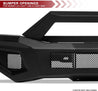 ARMORDILLO® LD2 SERIES 2019-2023 Ford Ranger Full Width Steel Front Bumper + Hoop Bar + Parking Sensor Kit + Skid Plate Bodykit -Matte Black