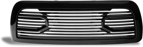 ARMORDILLO® 2010-2018 Dodge Ram 2500 3500 4500 5500 Big Horn Horizontal Front Hood Grille -Gloss Black