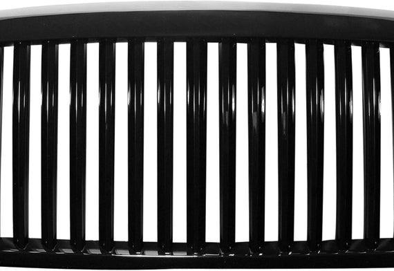 ARMORDILLO® 2006-2008 Dodge Ram 1500 Vertical Style Front Hood Bumper Grille -Gloss Black