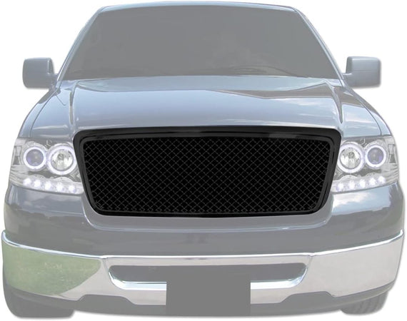 ARMORDILLO® 2004-2008 Ford F-150 Mesh Style Front Grille -Gloss black
